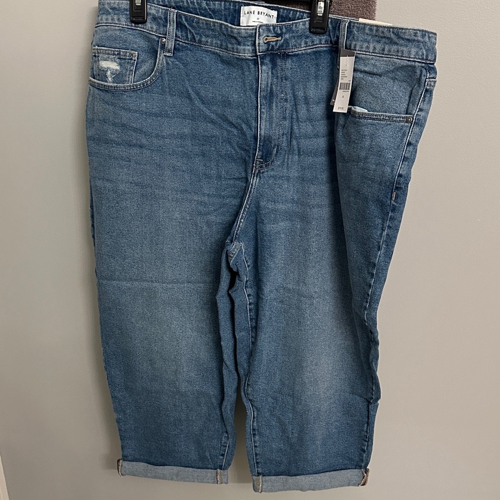 Lane Bryant Relaxed Fit Denim Capris